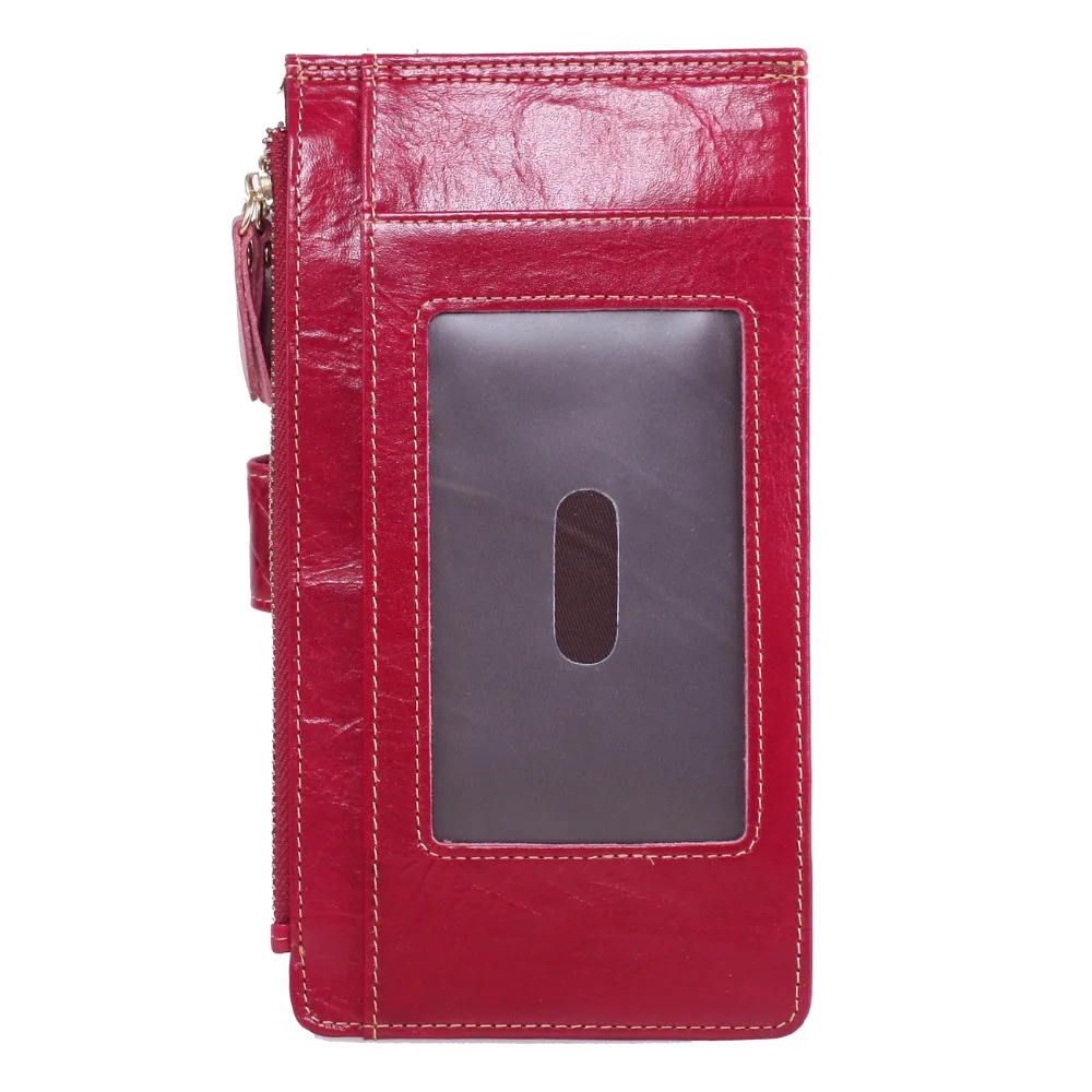 Женский кошелек женский кожаный женская сумка клатч из коровьей кожи двойной