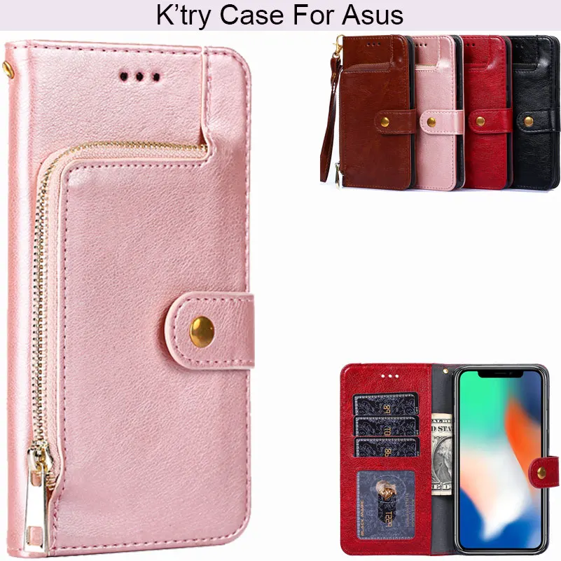 K'try Wallet Chain Bag Pu Leather Phone Case For Asus zs620kl zc600kl zb601kl zb602kl za550kl | Мобильные телефоны и