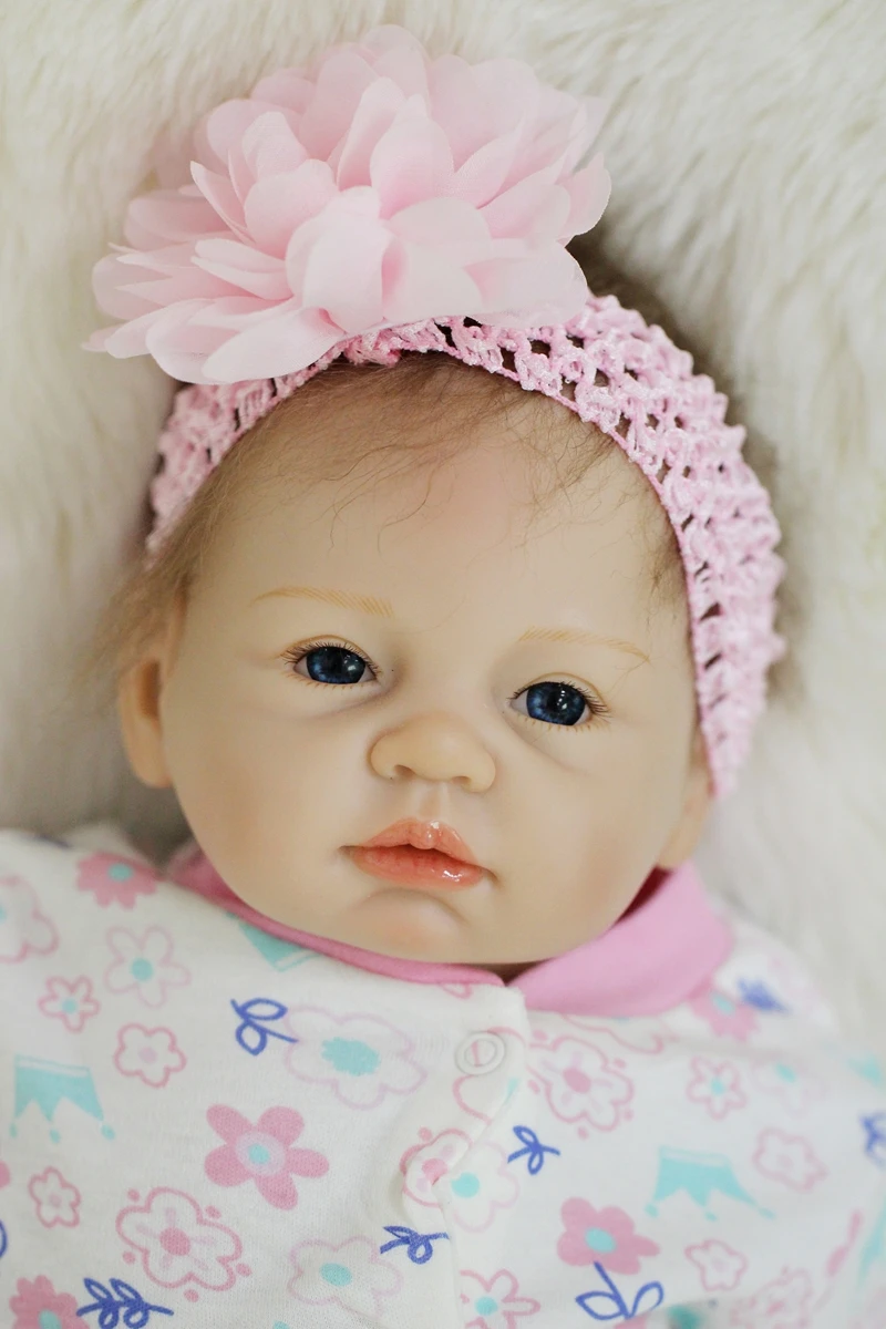 

Sudoll About 22" Handmade Lifelike Newborn Baby Doll Reborn Soft Silicone Vinyl Doll Top Quality
