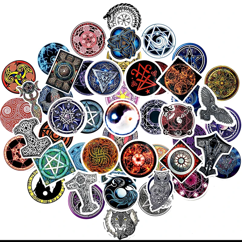 50 шт. Comic Magic Matrix Totems стикер для мотоцикла СКЕЙТБОРД гитара DIY Украшение Багаж