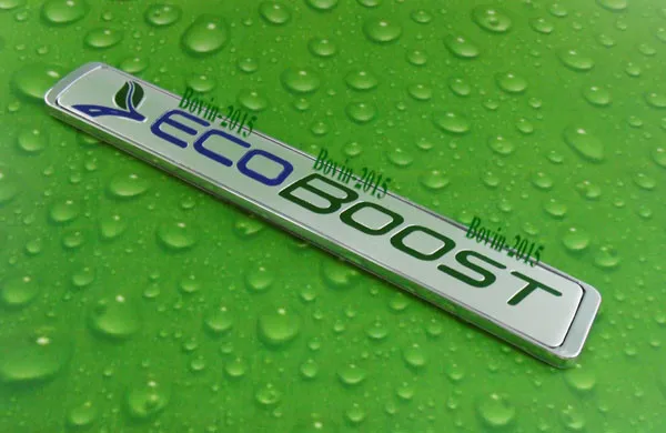 Автомобильный Алюминиевый стикер ECOBOOST 2011-2013 F150 3.5L V6 DOHC TIVCT для Эмблемы двери |