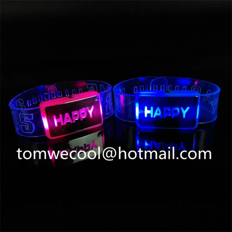 Новый дизайн бесплатная доставка стандартные светодиодсветодиодный браслеты