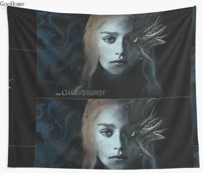 Daenerys Таргариен Игра престолов настенное гобеленовое покрытие пляжное полотенце
