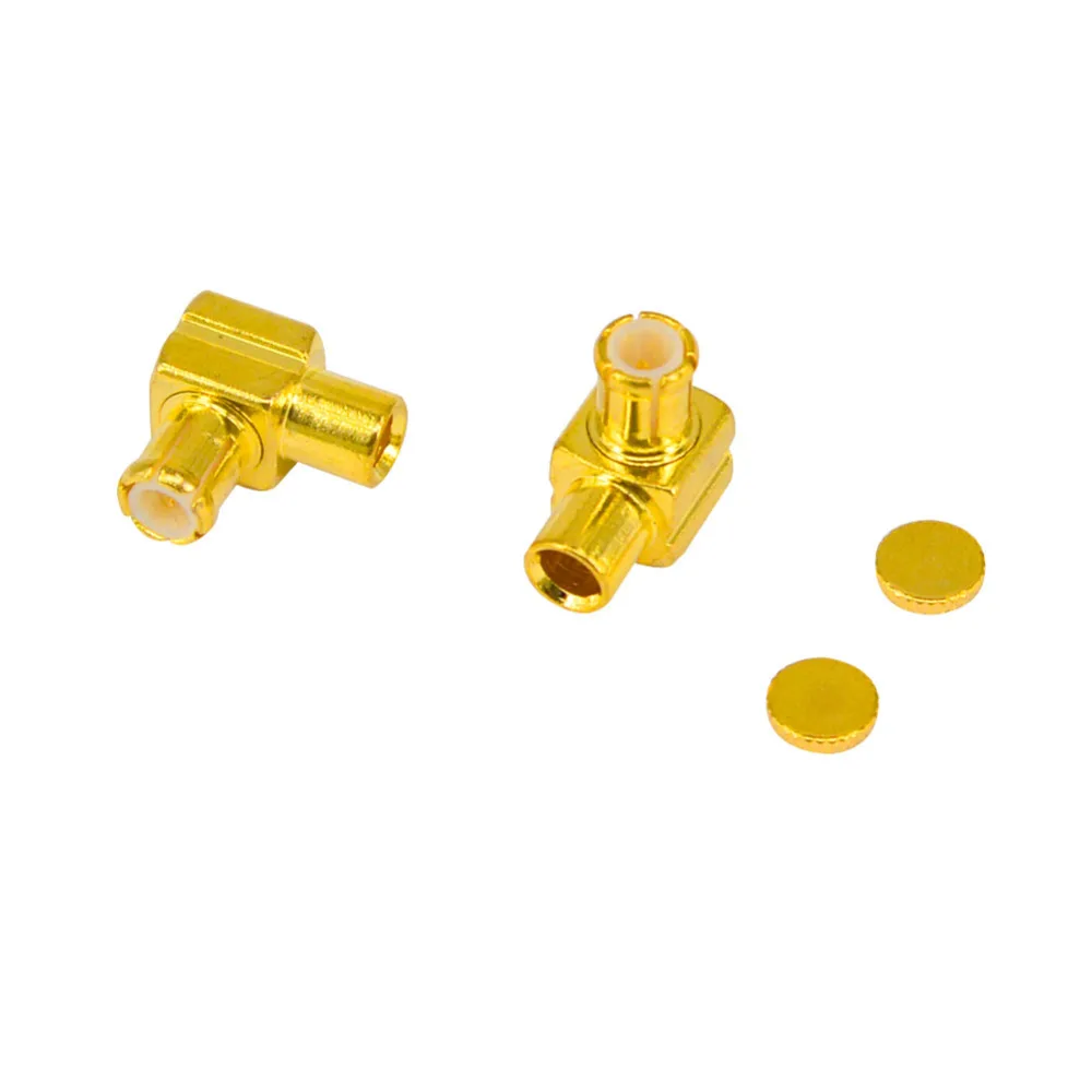 100 Pieces RF Coaxial Right Angle MCX MALE plug connector Soldering for RG405 cable goldplated Adapter |