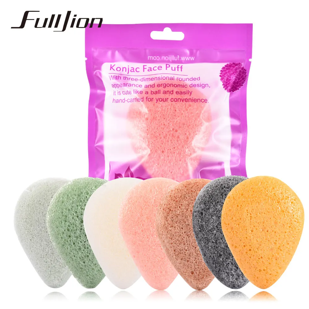 Fulljion Konjac Косметическая пуховка уход за кожей лица очищающая моющая губка
