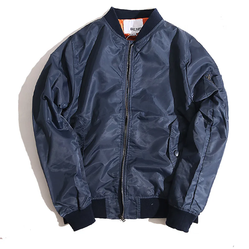 Мужская модная куртка бейсбольная одежда в стиле милитари MA1 анархия ВВС летный