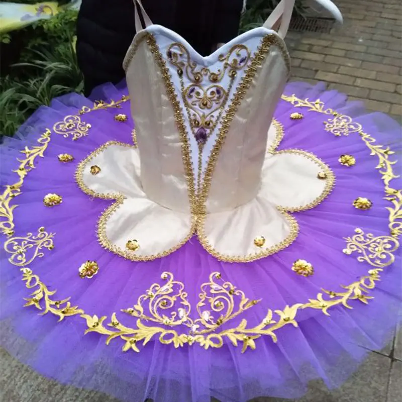 

B17025 Customer size Made New Arrival Purple Color Professional Ballet Dance Tutu Women & Girl Ballerina Dance Costumes Tutu