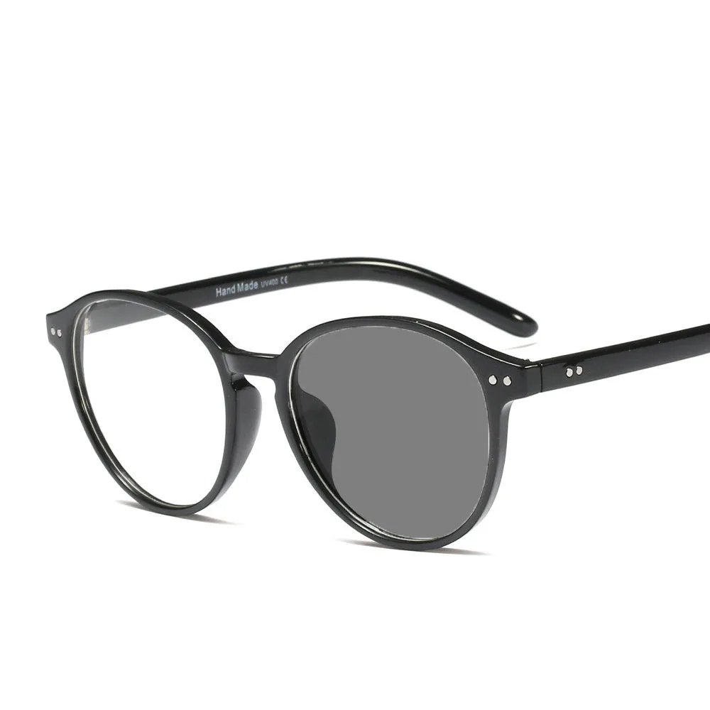 black Ретро классические очки для чтения с бриллиантовым котом, модные мужские и женские цветные многофокусные очки с коробкой FML - Цвет оправы: black