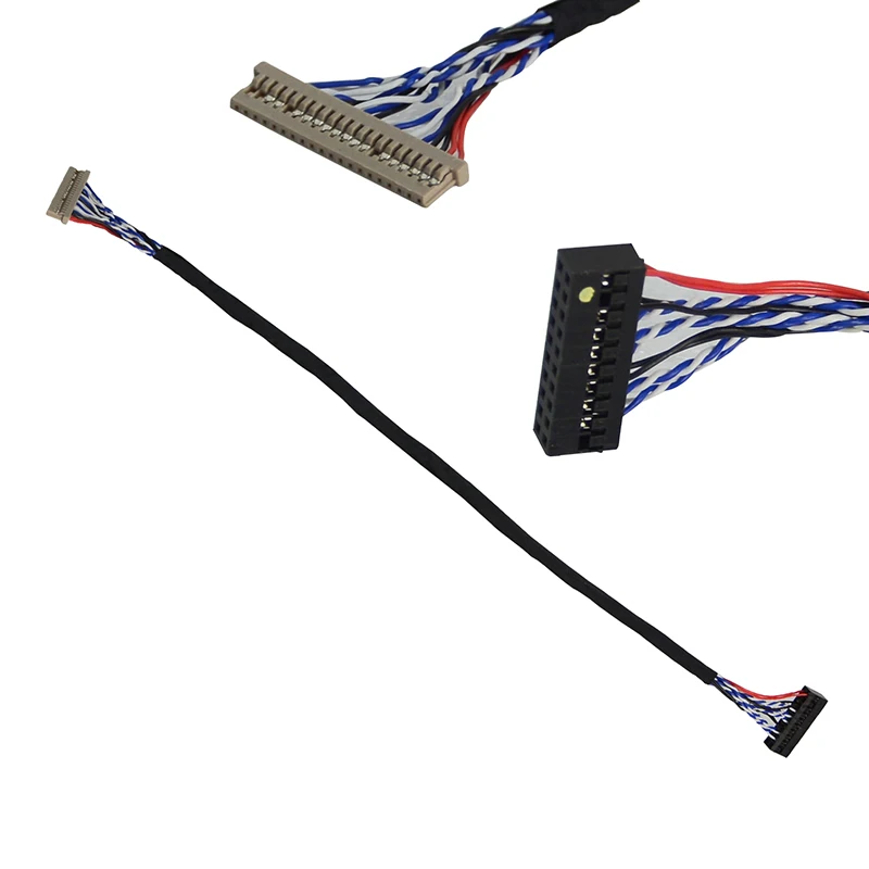 20Pin LVDS кабель 26 см DF14-D8 для ЖК-панели контроллера 1ch 8 бит 8 бит 15 дюймов M150XN07 1024x768 XGA 8 бит TFT lcd
