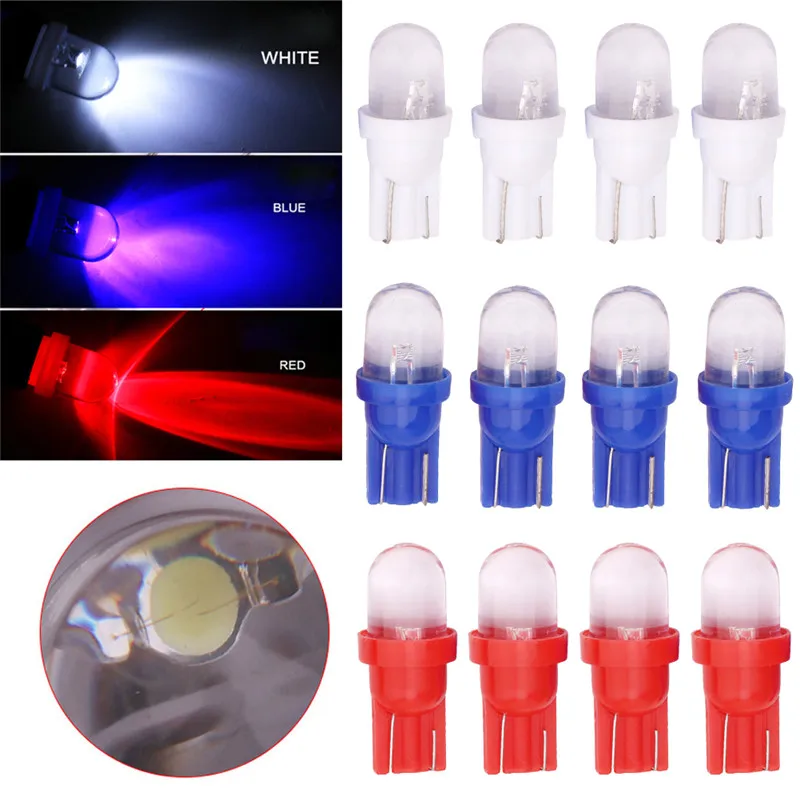 Новый автомобильный клиновидный светильник 10 шт. супер яркий 12 В T10 светодиодный