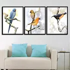 Картина на холсте с изображением животных, птиц, воробей, Постер в стиле Нордического минимализма