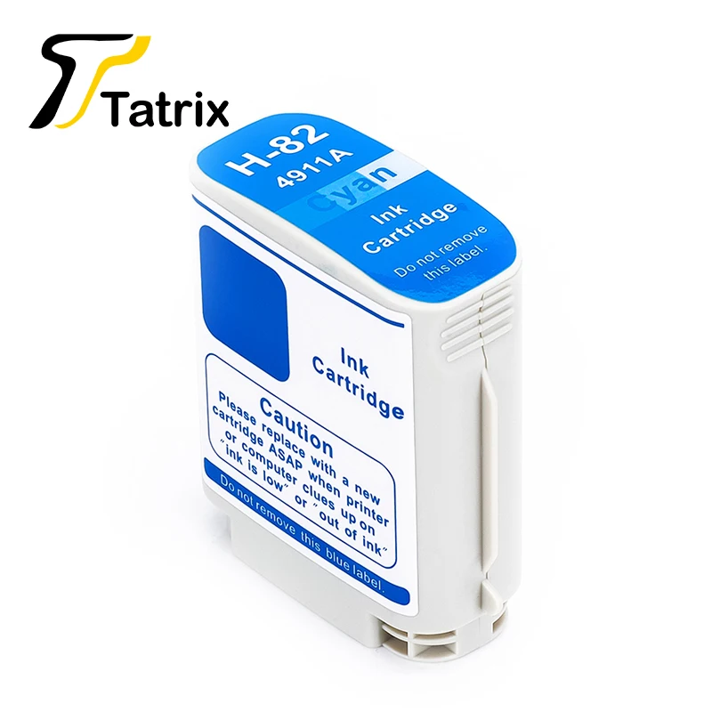 Совместимый чернильный картридж Tatrix 4X Для HP82 C4911A C4914A для HP Designjet 10ps 20ps 120nr 50ps 500ps