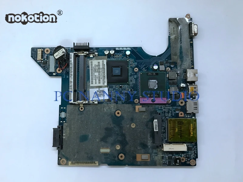 NOKOTION для материнской платы ноутбука hp Compaq CQ40 материнская плата 519098-001 LA-4101P GM45 DDR2 и бесплатный процессор работает