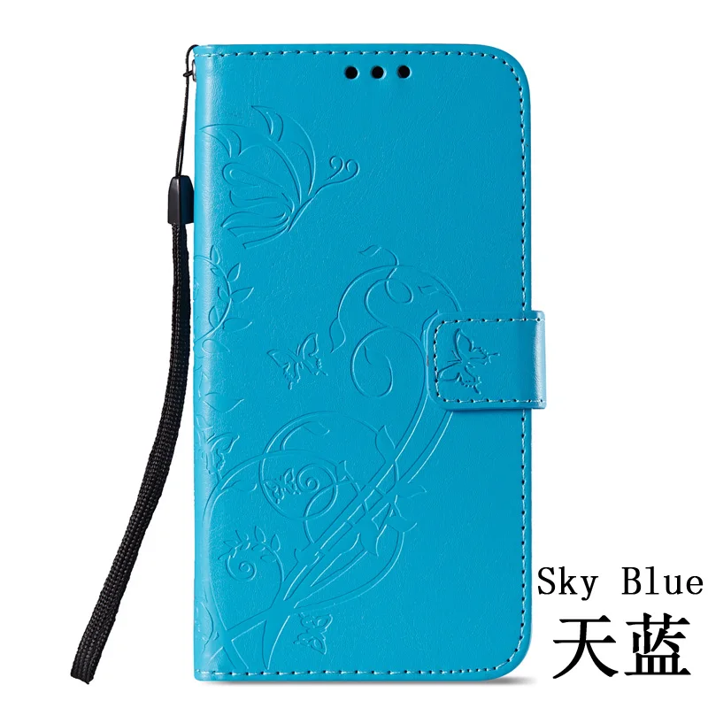 Sky Blue Кожаный чехол-книжка для samsung Galaxy J3 J36 6 SM-J320F/DS SM-J320FN SM-J320H/DS JSM-300F SM-J300H - Цвет: Sky Blue
