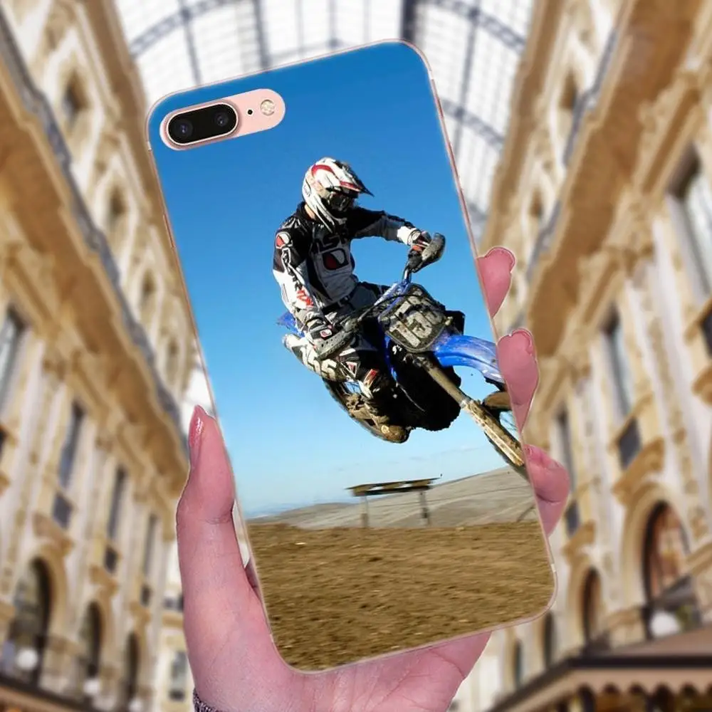 Мотоциклетные кроссовые велосипеды для Xiaomi Redmi Note 2 3 3S 4 4A 4X 5 5A 6 6A Pro Plus Мягкий ТПУ с