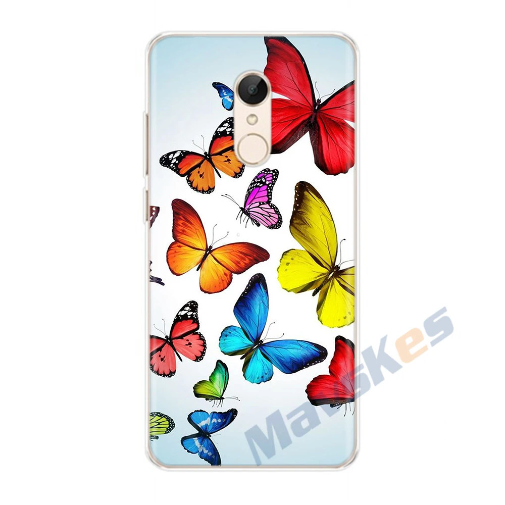 Силиконовый чехол для Xiaomi Redmi 5 7 дюйма милый с принтом чехлы телефонов Xiomi Plus 99 Redmi5