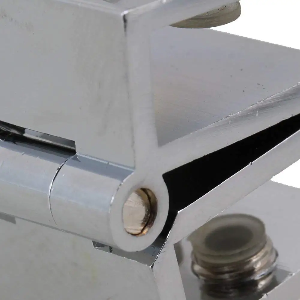 1PCS Glass Door Clamp Hinge Double Action 180 Degree Boarded | Строительство и ремонт