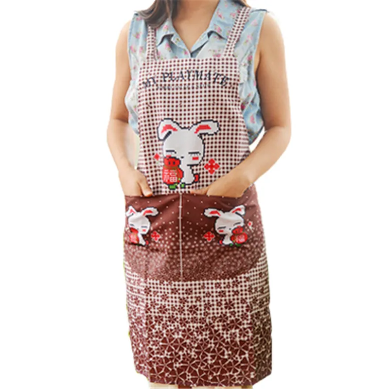 Модный кухонный фартук водонепроницаемый домашний с маслом корейский