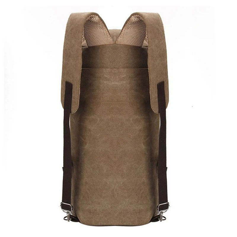 Мужской модный рюкзак вместительный холщовый сумка на плечо мужская дорожная