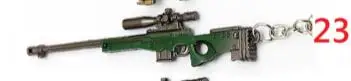 23 HSIC PUBG оружие Kar98K AKM Модель брелок АК 47 игрушки брелоки в виде оружия llaveros chaviro sleutelhanger брелок держатель Drosphipping - Цвет: 23