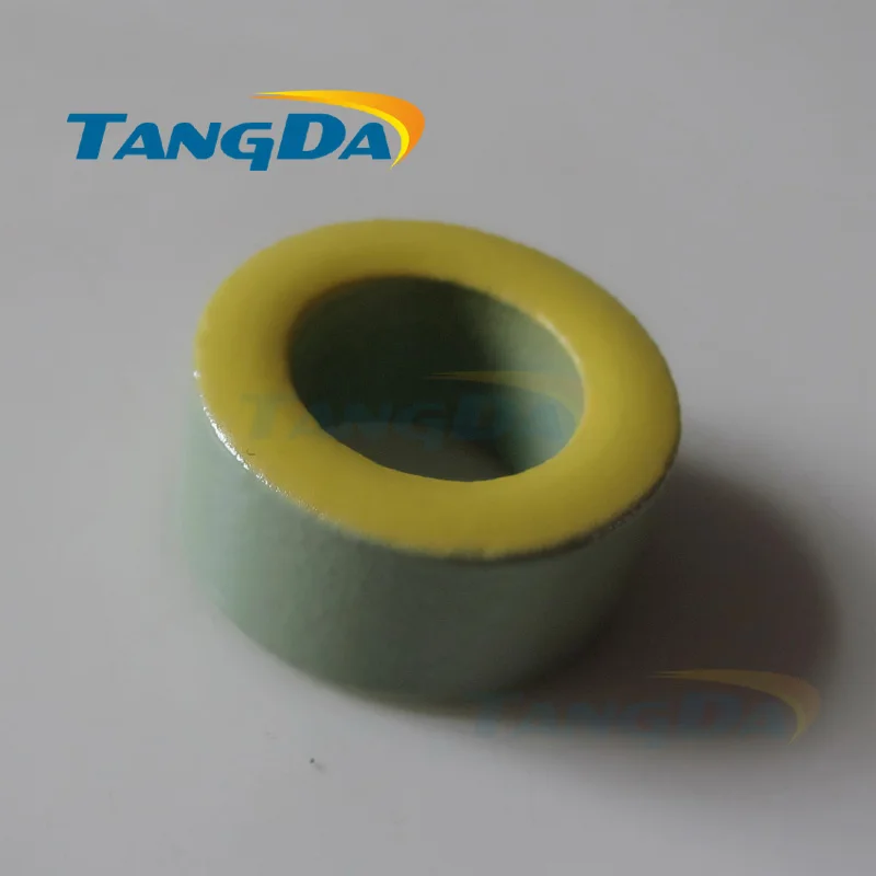 

Tangda Iron powder cores T80-40B OD*ID*HT 20*12.6*9.5 mm 59nH/N2 60ue Iron dust core Ferrite Toroid Core toroidal green yellow
