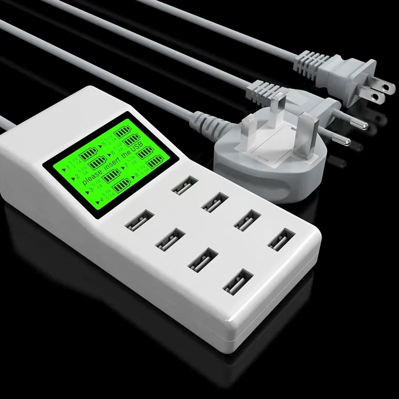 Leebote 8 портов USB зарядное устройство 40 Вт многопортовый USB адаптер питания универсальная USB розетка настенное настольное зарядное устройство для мобильного телефона MID MP5