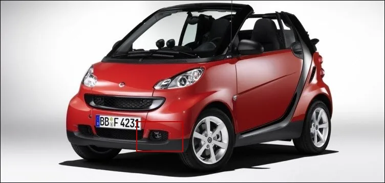 EEMRKE для Smart Fortwo W451 Led DRL Ангельские глазки Противотуманные фары Габаритные огни Tagfahrlicht галогенные лампы H11 55 Вт Туман фара