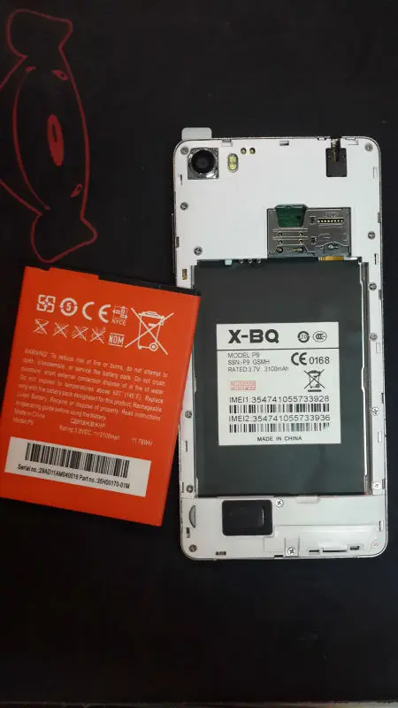 2 шт./лот оригинальный X-BQ п9 емкость аккумулятор 3100 мАч для 5.0 дюймов телефон