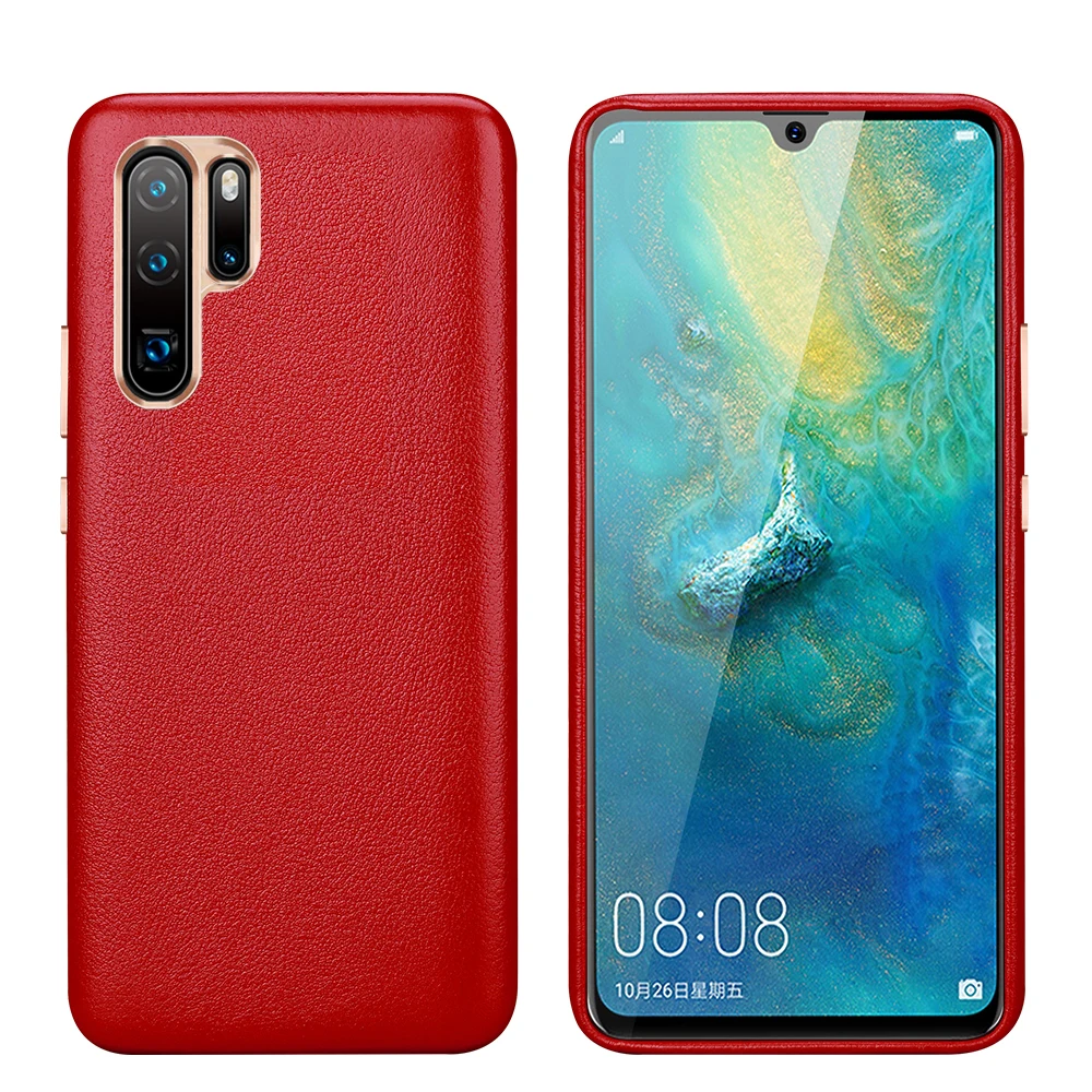 Чехол из натуральной кожи для Huawei P30 pro роскошный мягкий чехол телефона Mate 20