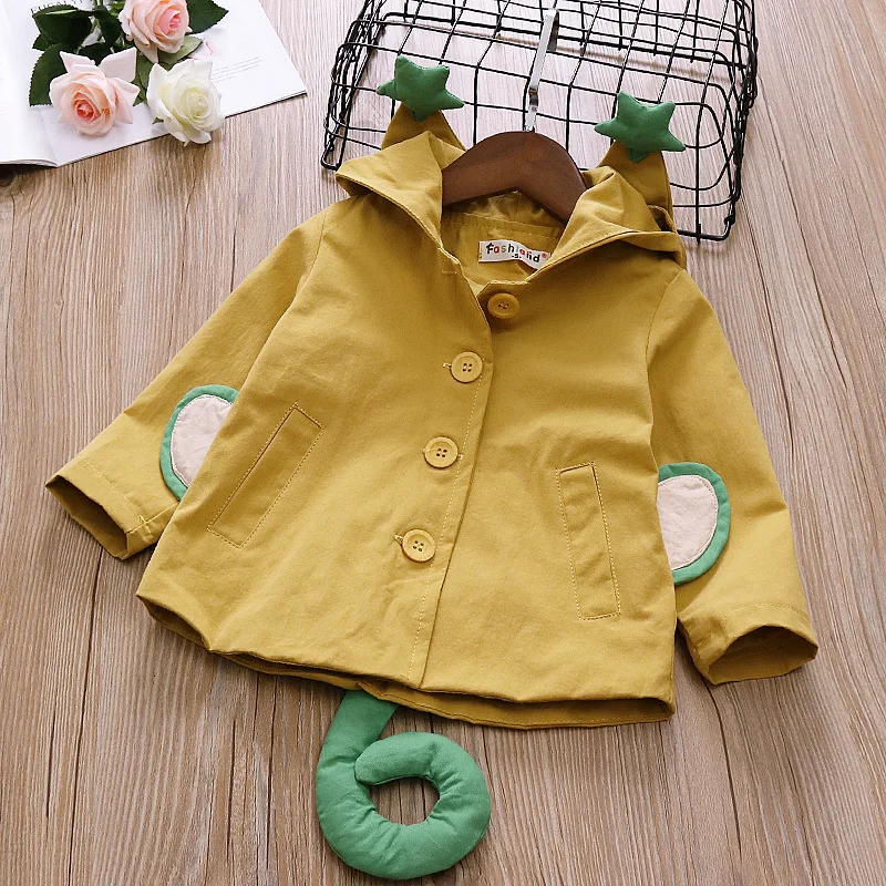 2018 Лидер продаж Детская одежда осенью или весной пальто для девочек ветровка