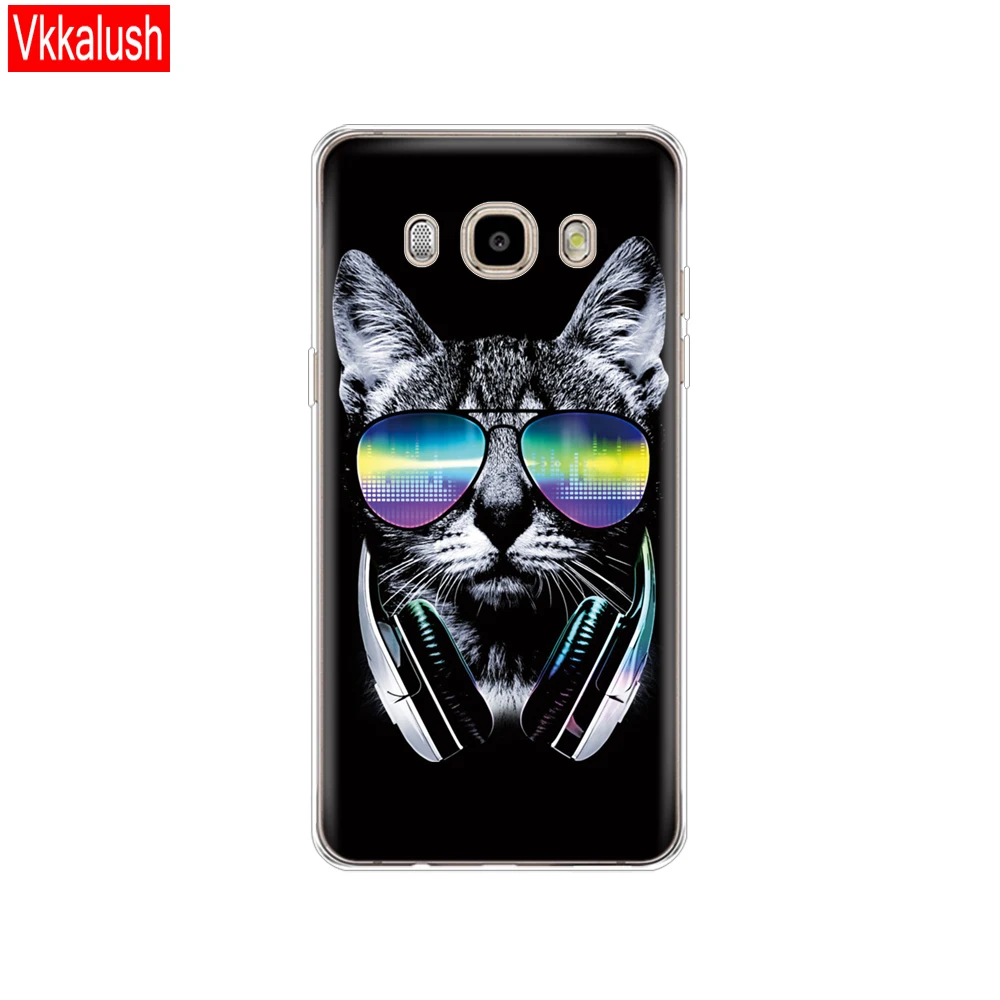 80096 Мягкий силиконовый чехол ТПУ для samsung Galaxy J5 чехол J510 J510F Крышка для samsung J5 чехол в виде ракушки - Цвет: 80096