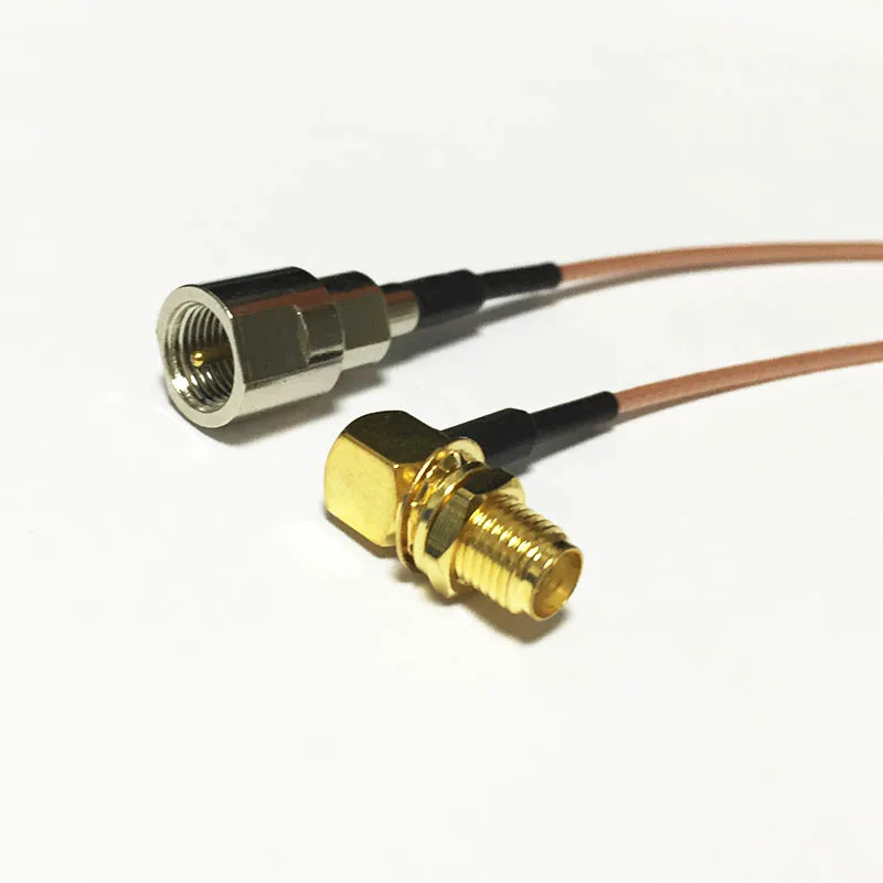 WIFI антенна адаптер SMA гнездо Гайка правый угол переключатель FME штекер кабель pigtail