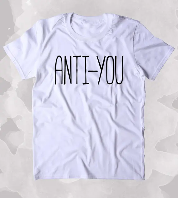 Противоударная рубашка забавная саркастическая одежда Tumblr T-shirt-B511 | Женская