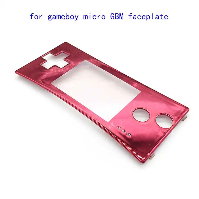 Хромированная Лицевая панель сменный передний корпус чехол для Nintendo Game Boy Micro