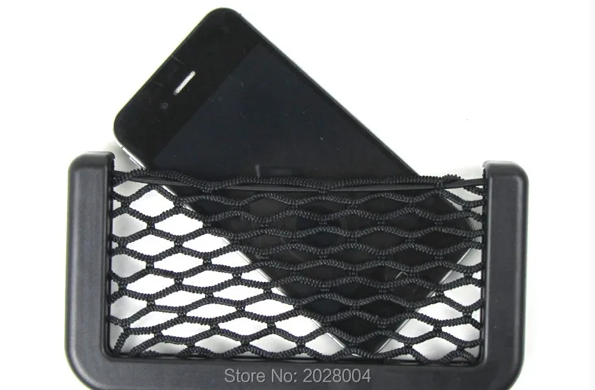New Arrival Car Seat Side Back Storage Net Bag Phone Holder Pocket Universal String Fit All Gadget Styling | Автомобили и