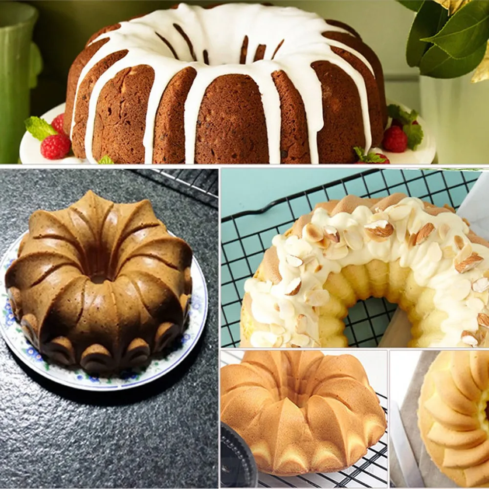 24 см * 9 спиральная форма для торта большого размера Хеллоуина тыквы кекса