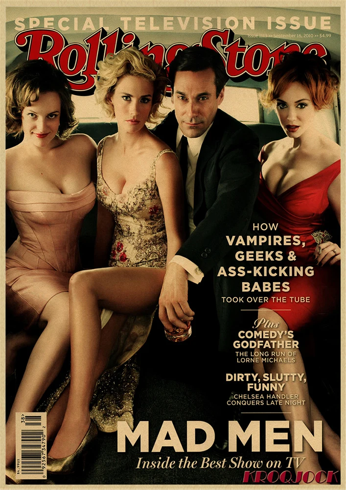 Mad men классический фильм крафт-бумага Ретро стиль декоративная печать на крафтовой бумаге настенная живопись наклейки для дома плакаты