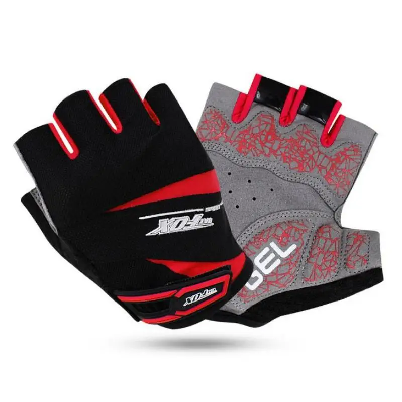 BATFOX 2017 новые летние мужские велосипедные перчатки с половиной пальцев