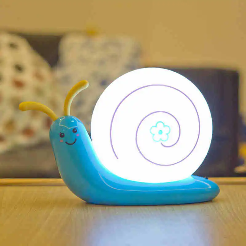 

Улитка usb аккумулятор двойное зарядное устройство светодиодный светильник маленький ночник энергосберегающий своеобразный внешний вид тв...