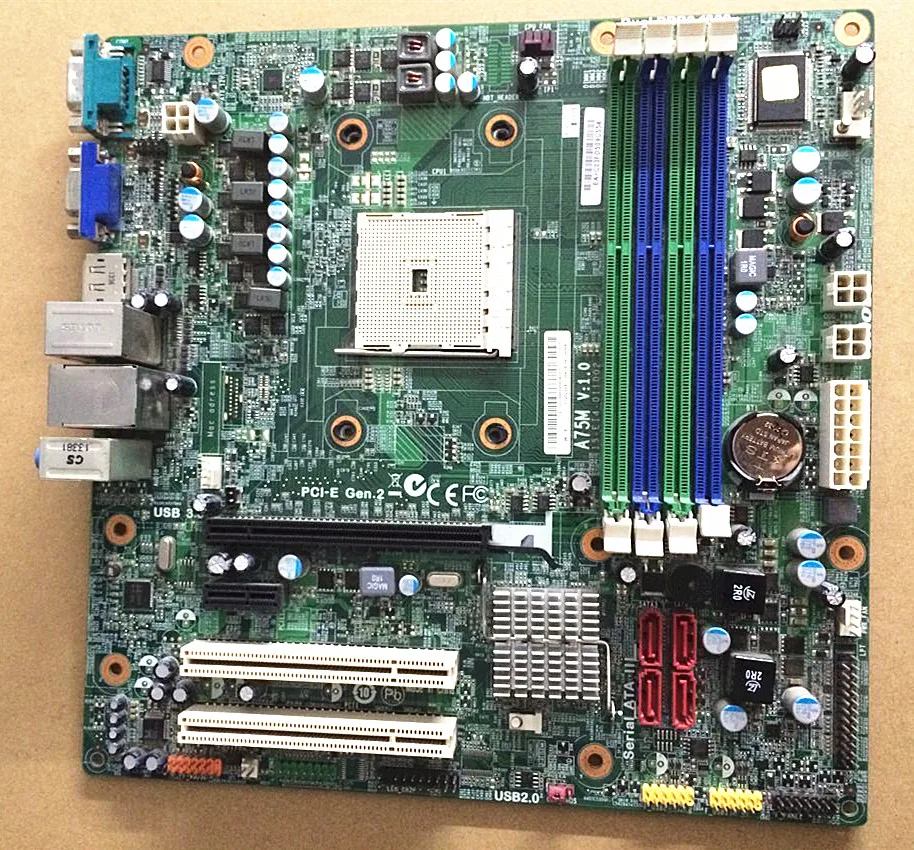 Подходит для Lenovo A75M V1.0 D3F2 LM2 V: 1 0 FM2 материнская плата USB3.0 SATA3|Материнские платы| |