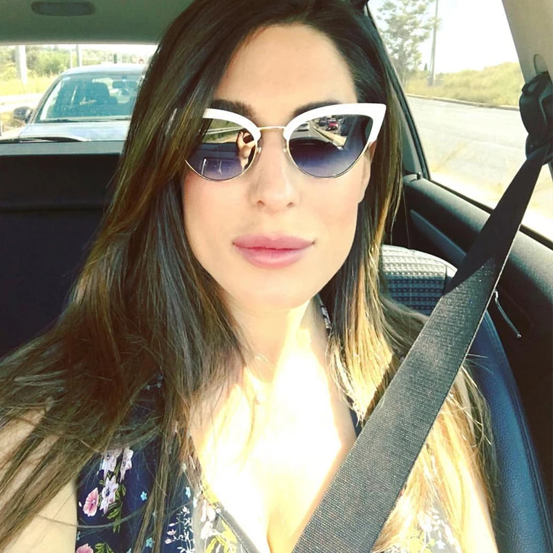 Bikinx Винтажные Солнцезащитные очки для женщин дизайнерские модные