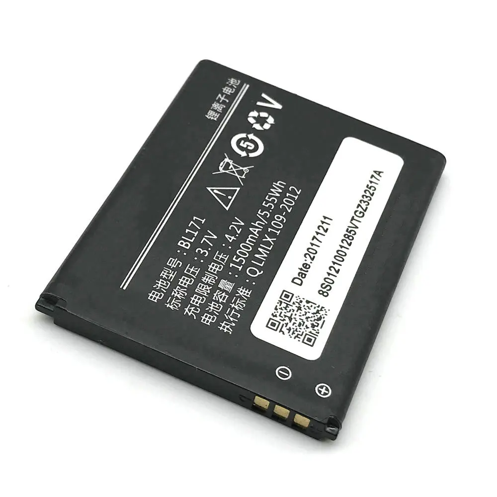 1500 мАч BL171 смартфонов литий ионный Батарея для lenovo A356 A368 A390 A390T A376 A370E A500 A60 A65 A319