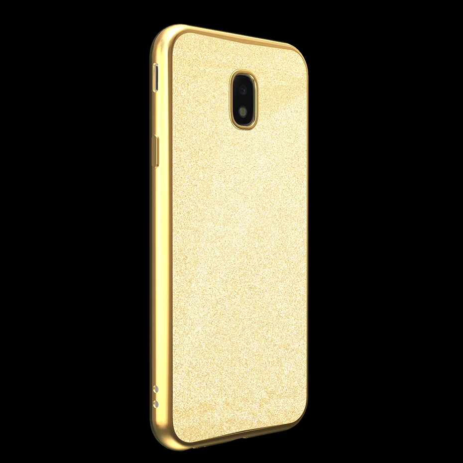 DAGUDON Luxury Case For Samsung Galaxy J7 2017 Silicon Soft TPU cover plating glitter case J730 5.5&quot Eurasia |
