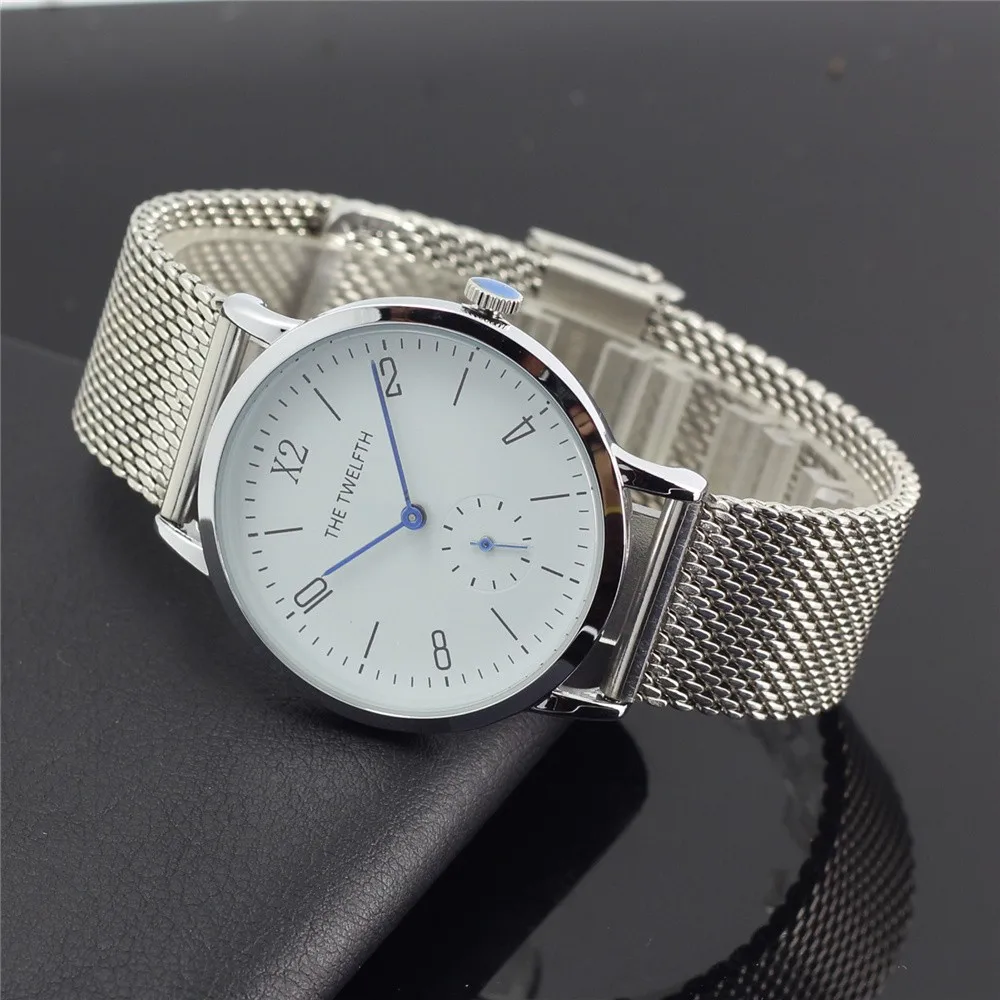 

2019 Business Brand Watches Men Accessories Stainless Steel Waterproof Ultra-Thin Dial Reloj Hombre Horloges Mannen X2 Clock
