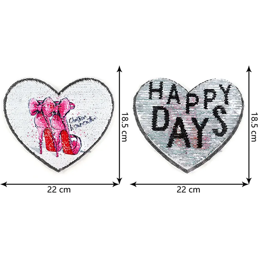 Ice cream alphabet flip double sided sequins patches rebersible change color patch for dress repair sew on clothing diy craft | Дом и сад