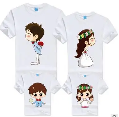 Корейская детская одежда футболки со смешным мультяшным принтом невесты