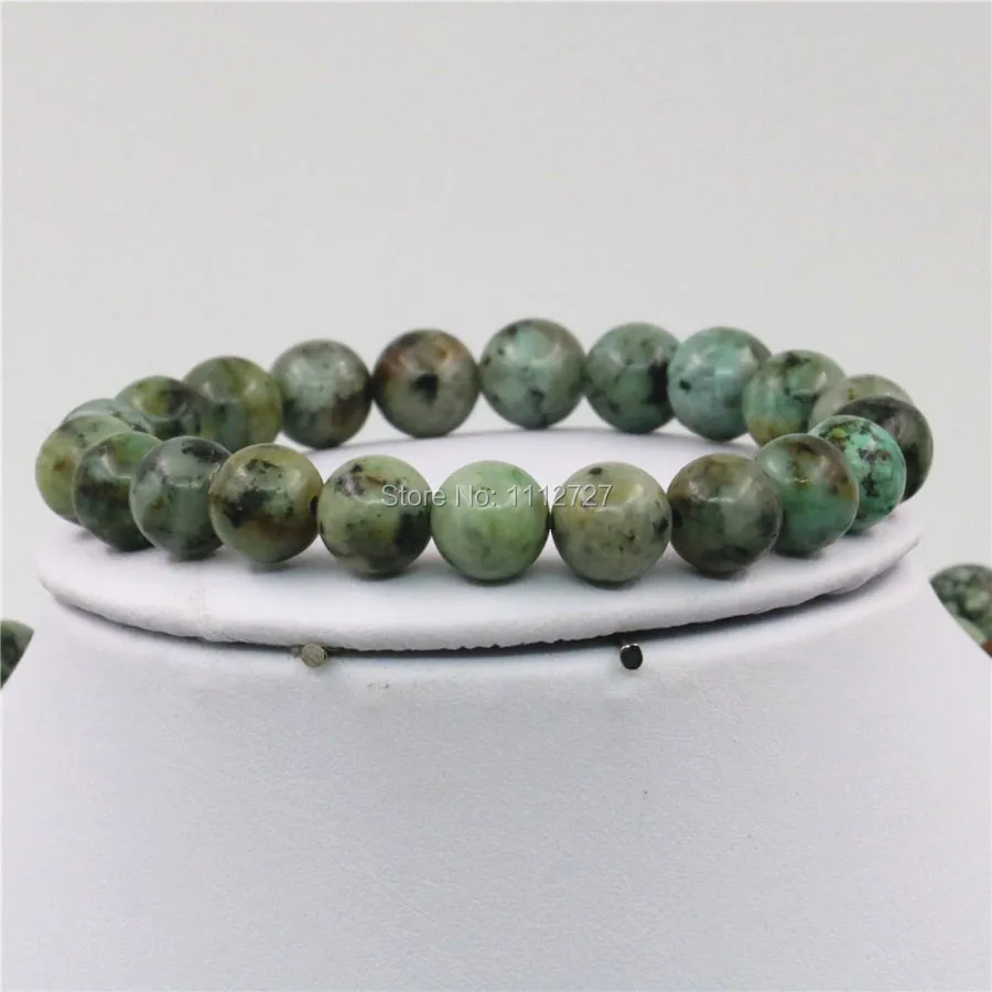 Модные аксессуары для поделок 8 мм африканские камни бусы Набор браслетов и