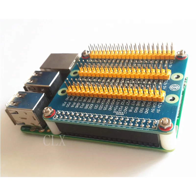 Raspberry Pi Плата расширения GPIO 1 до 3 40-контактный модуль для оранжевый PC 4B/3B +/3B Zero W/1 |