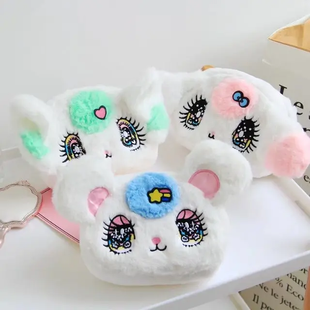 Мультфильм милый Peropero звезда слезливая большие глаза кролик WEGO Esther Loves Chuu кролик косметичка ноль кошелек хранилище косметичка