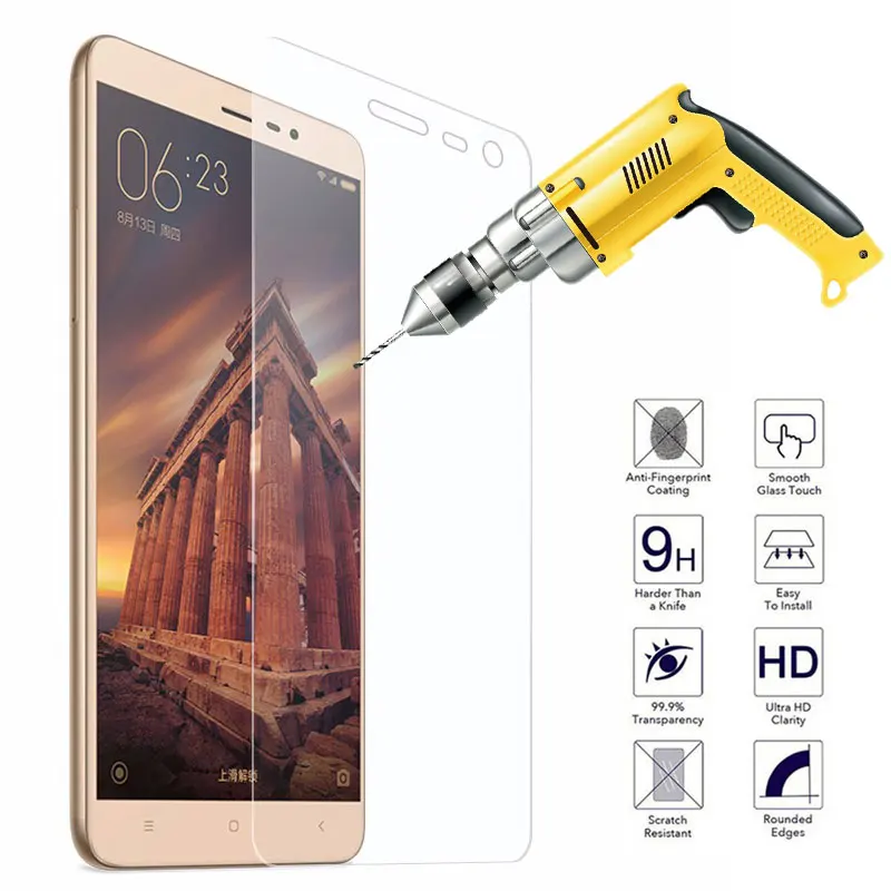 Прозрачное закаленное стекло Pelicula De Vidro для Xiaomi Xiomi Xaomi Redmi 3 S Note 2 Pro Prime защитная